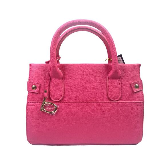 bebe Evie Satchel Bag - Orchid - 11" W x 8.25” H x 4.5" D - Picture 8 of 10